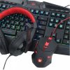 Redragon S101-BA Gaming Combo 4 in 1 Black/Red HU