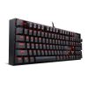 Redragon Mitra Red Backlight Mechanical Keyboard Brown Switches Black HU