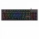 Redragon Amsa-Pro Mechanical Gaming RGB Wired Keyboard with Ultra-Fast V-Optical Blue Switches Black HU