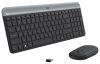 Logitech MK470 Slim Wireless Keyboard and Mouse Combo Black/Silver DE