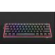 Redragon Fizz Pro black, wired&2.4G&BT Mechanical Keyboard, RGB, brown switch Black HU