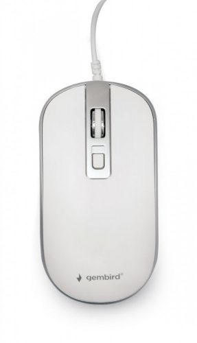 Gembird MUS-4B-06-WS Optical mouse White/Silver