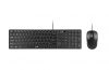 Genius SlimStar C126 Wired keyboard + mouse Black HU