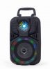 Gembird SPK-BT-LED-01 Bluetooth portable party speaker Black