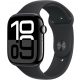 Apple Watch S10 GPS 46mm Jet Black Alu Case with Black Sport Band M/L