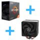 AMD Ryzen 5 5600X sAM4 BOX processzor + Arctic Freezer 36 Hűtő Csomag