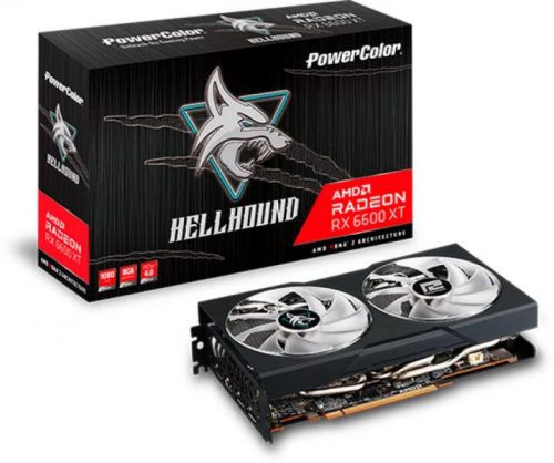 PowerColor Radeon Hellhound RX 6600 XT 8GB OC GDDR6 (AXRX 6600XT 8GBD6-3DHL/OC) Videokártya 