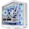 Thermaltake View 380 TG ARGB Snow táp nélküli ablakos Mid Tower számítógépház fehér