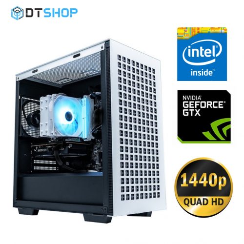 DTSHOP Frost V1 - Személyre Szabható DDR5 Fekete-Fehér ARGB Gamer Számítógép