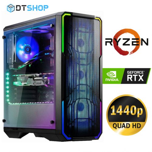 DTSHOP Orion - Felújított AMD Ryzen 9 ARGB Gamer PC - Devon V1